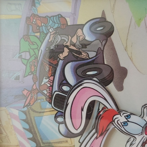 Rare Vintage Who Framed Roger Rabbit 3D Shadow Box - Picture 6 of 8